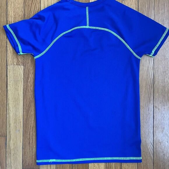 Mini Boden Blue Performance Athletic Sport Tee Boys 11-12 - Picture 2 of 4